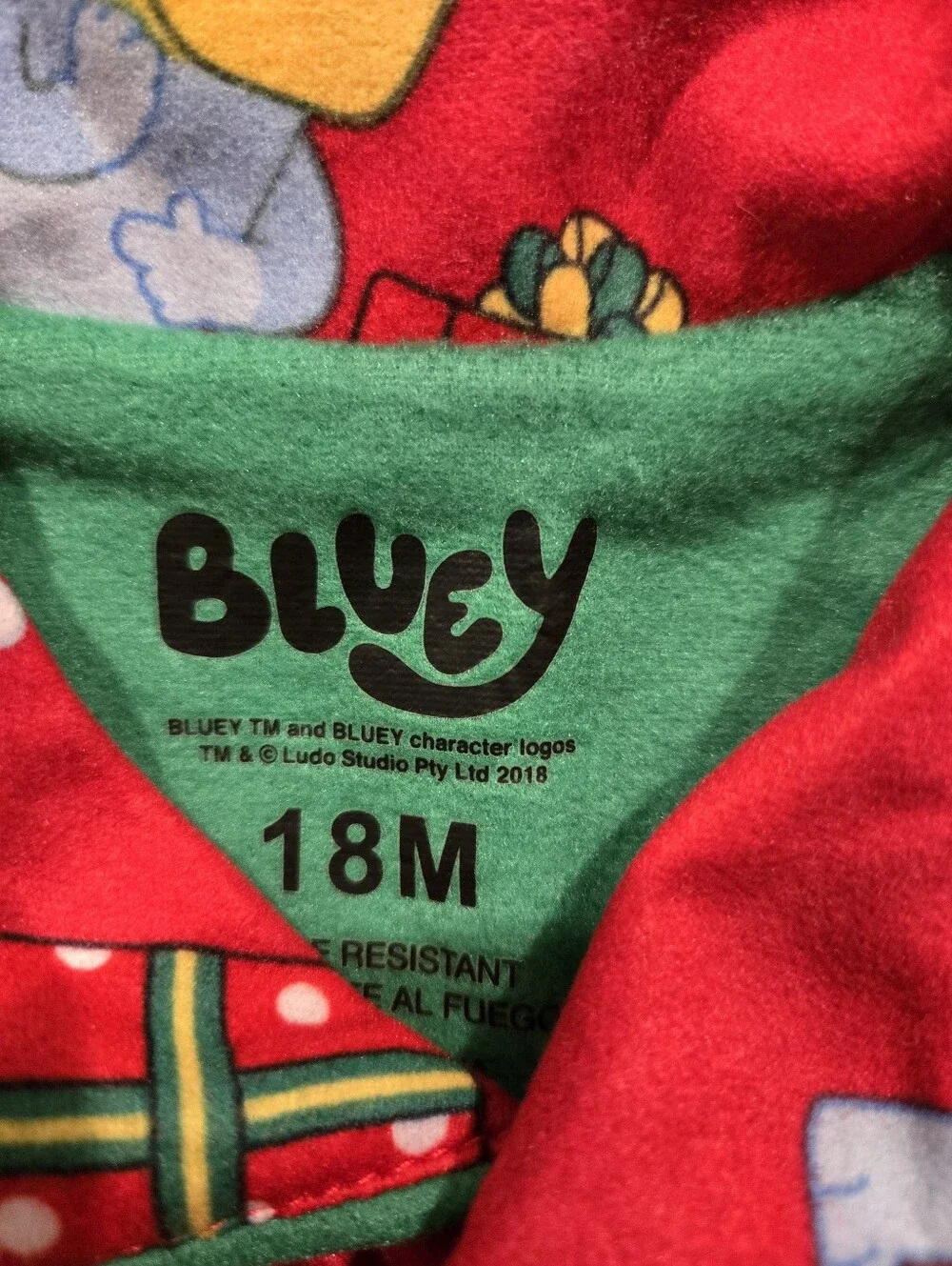 Bluey Christmas Pajama Set